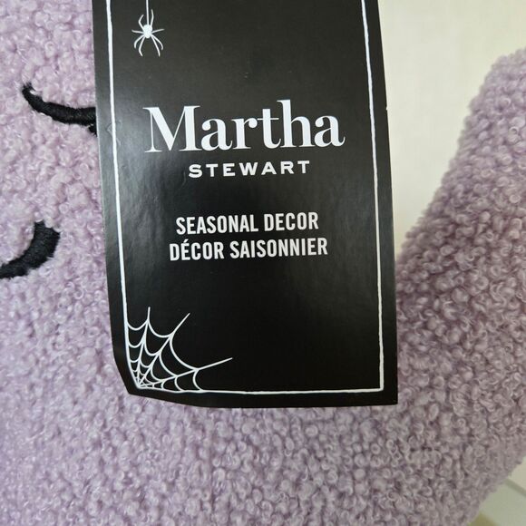 Martha Stewart lavender Ghost pillow Halloween Nwt - Picture 3 of 3